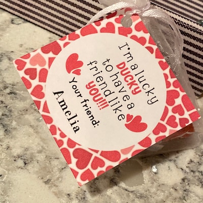 Wrapping Paper PRINTED Neighbor Gift Tag - Etsy