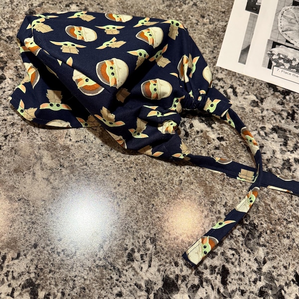 Drawstring Scrub Cap Pattern Drawstring Scrub Cap Sewing Pattern for Men and Women (unisex ...