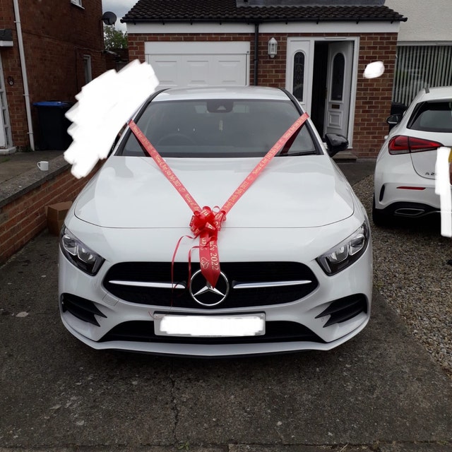 Kit personnalisé de ruban de voiture de mariage et darc de capot Kit de  ruban de voiture imprimé adapté au bal/mariage/cadeau d'anniversaire -   France