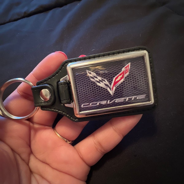 Corvette Stingray Keychain Key Ring Chain - Etsy