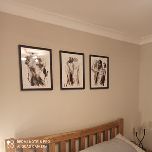 Couple Art Print Man and Woman Drawing Anniversary Gift - Etsy