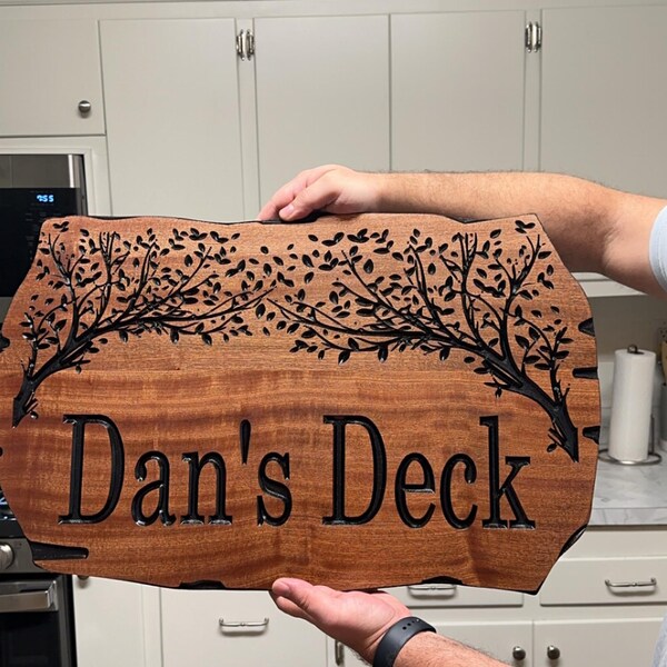 Custom Wood Signs, Outdoor Wooden Sign, Personalized Sign, Carved Wood ...