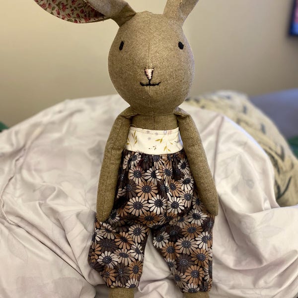 Bunny Doll With Clothes Sewing Pattern Bundle; Easy Photo-tutorial PDF ...