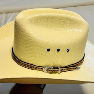 Boho Western Hat w/ Choice of Feather Hat Band-Black 982c