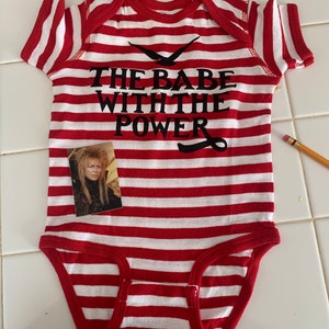 Labyrinth Movie Bodysuit voor baby's Kleding Unisex kinderkleding Unisex babykleding Bodysuits The Babe With The Power 