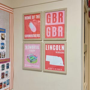Custom College Digital Prints - Set of 6