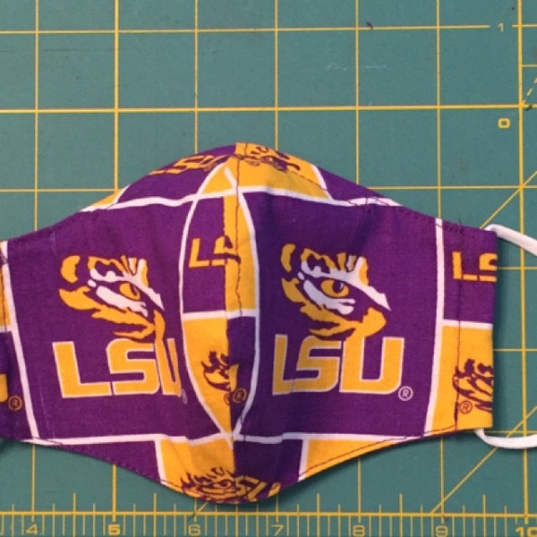 NCAA Louisiana State University LSU Tigers Purple & Gold College Logo ...