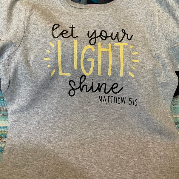 Let Your Light Shine SVG / Christian / Bible SVG / Matthew 5:16 / SVG ...