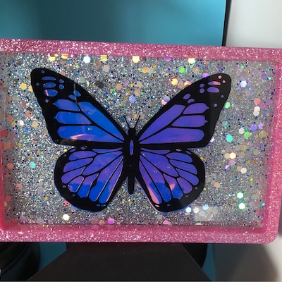 Holographic Butterfly Vinyl Decal // Custom Butterfly // Tumbler ...