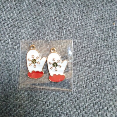 Lot De 8 Breloques De Noël Avec Cloches - Motifs Chaussette, Renne, Père Noël, Flocon - Pour Sac à Main, Sac à Dos - 7