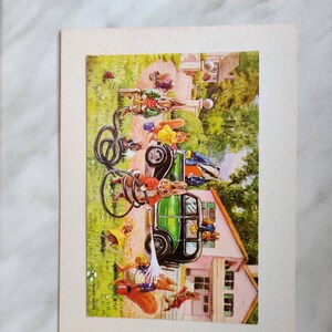 Vintage Illustrated Postcard by Racey Helps, Early 1960's. Printed and ...