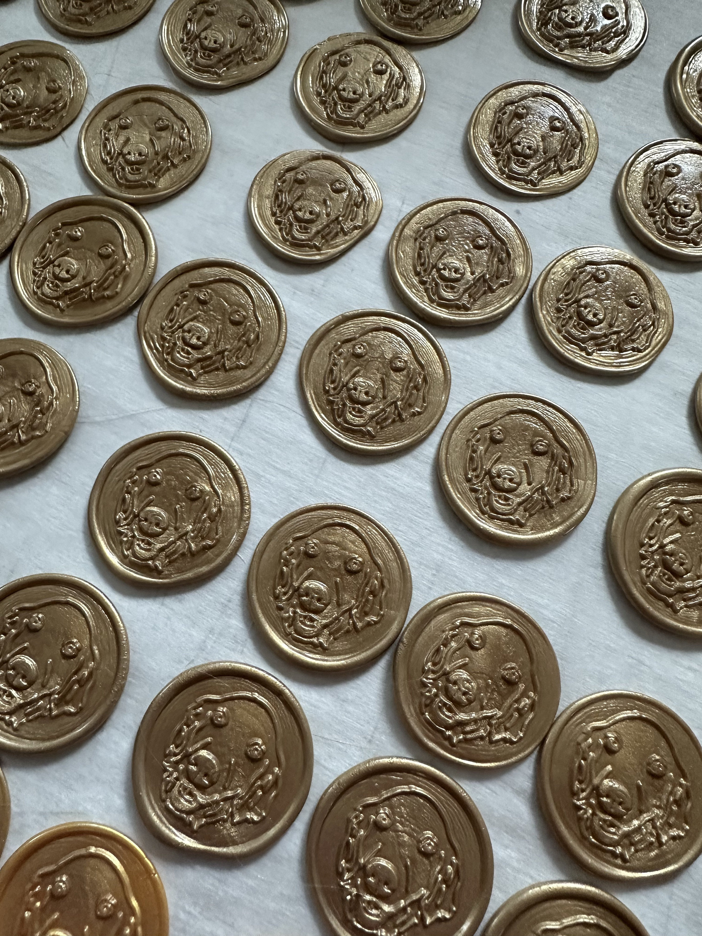 Custom Pet Portrait Wax Seal Stamp - Personalized Wax Seal for Dog Lovers - Unique Pet Photo Stamp Gift