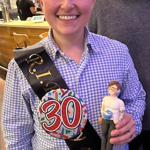 Sarah added a photo of their purchase