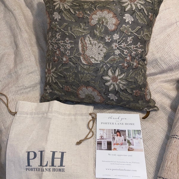 Maroon - Bagh Hand Block Print Pillow Cover (Set of 2) 09