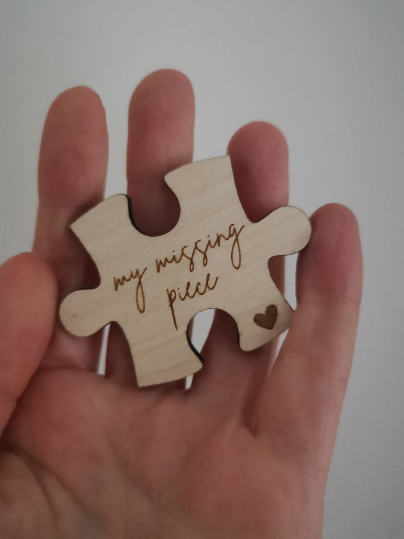 My Missing Piece Romantic Valentines Love Gift Keepsake For Him Her
