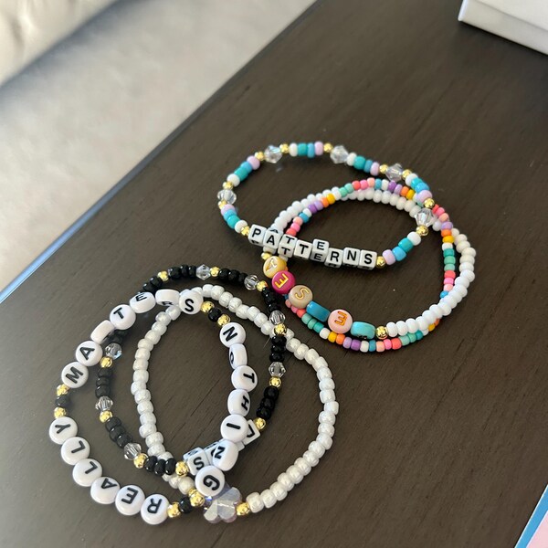 Kelsea Inspired Bracelets / KB Patterns Tour / Concert Bracelets