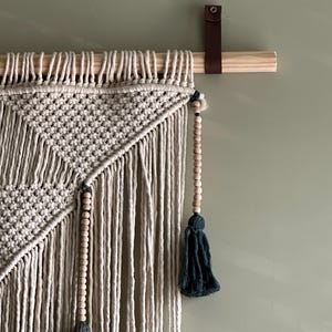 Leather Straps for Clothing Rack Floating Rack Scandinavian Garment ...