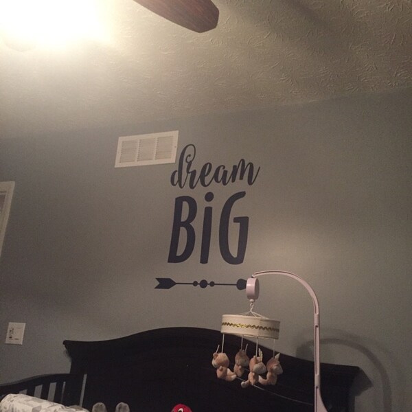 Dream Big Wall Decal Nursery Decor for Boys Playroom Wall Art - Etsy
