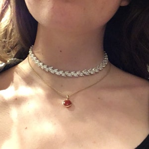 Diamond Choker CZ Choker Fancy Choker 