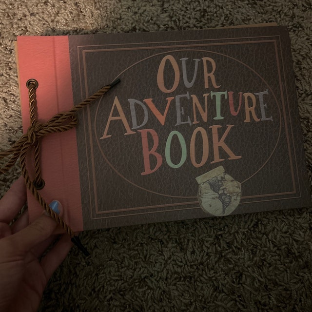 Vienrose Our Adventure Book Scrapbook Photo Album Up Movie Scrap Book DIY  for Wedding Best Friend Camping 40 Pages