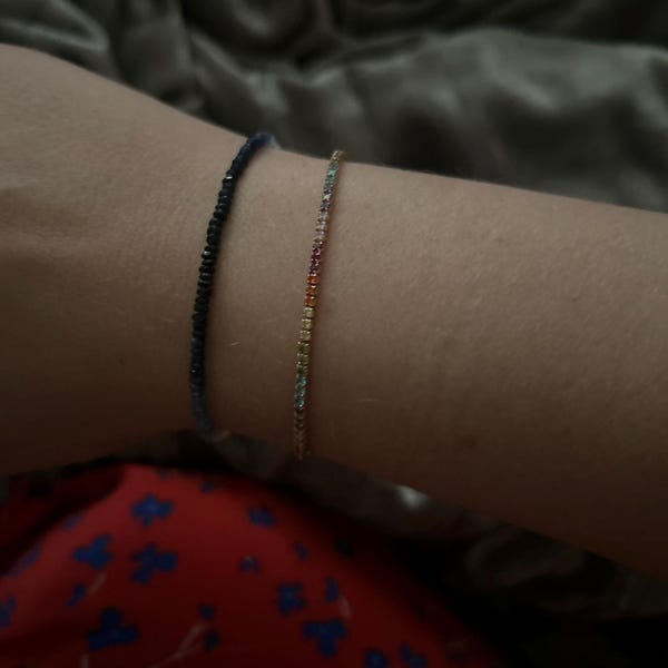 Celeste Colored Tennis Bracelet- Multi main image 0