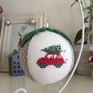 Cross Stitch Christmas Ornament. Christmas Cross Stitch Pattern. Christmas  Sewing Pattern. Christmas Ornament Pattern. Christmas Bauble 