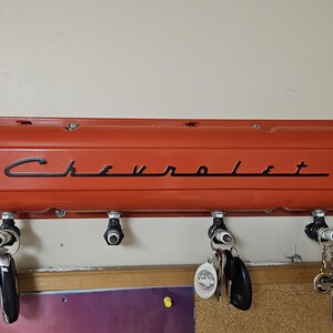 Repurposed Valve Cover Spark Plug Hat/coat Rack - Etsy UK
