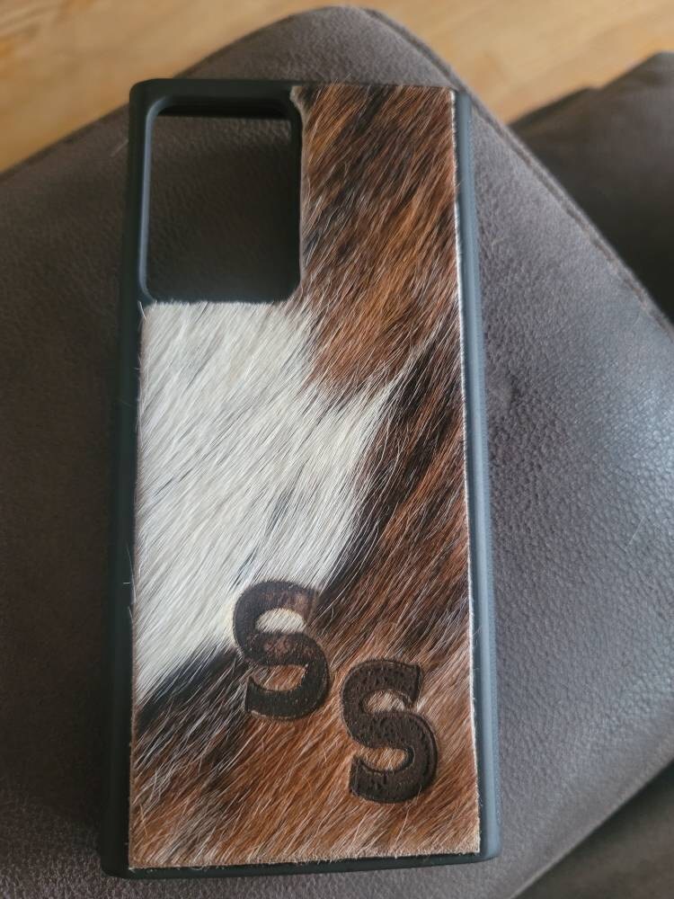 Genuine Hair On Hide, Western Cow iPhone Case, Phone Case