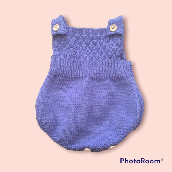 Pineapple Romper Knitting Pattern | Baby Romper PDF Knitting Pattern ...