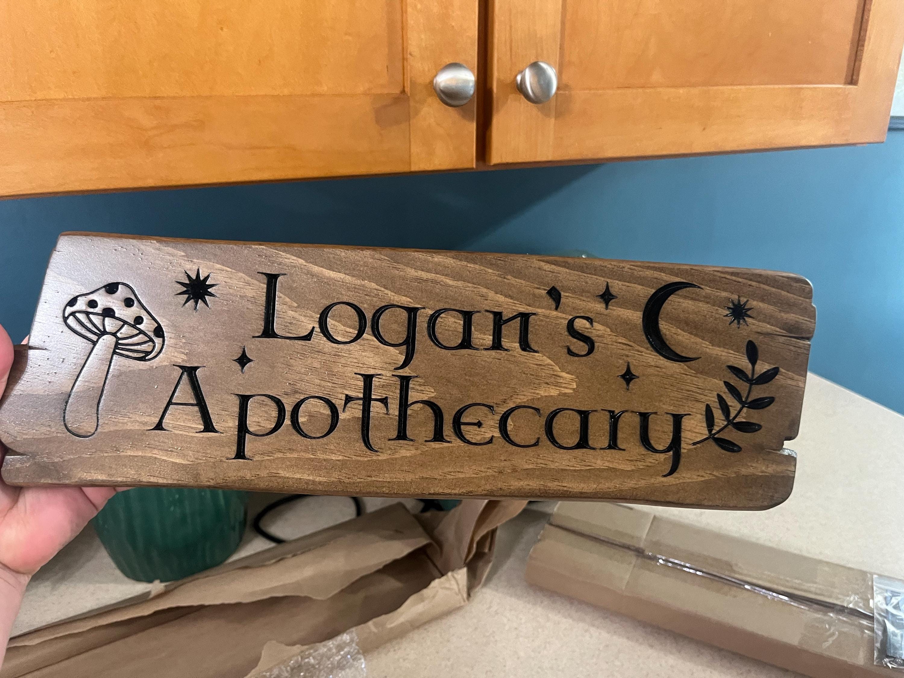 Personalized Carved Wood Sign: Rustic Outdoor Decor