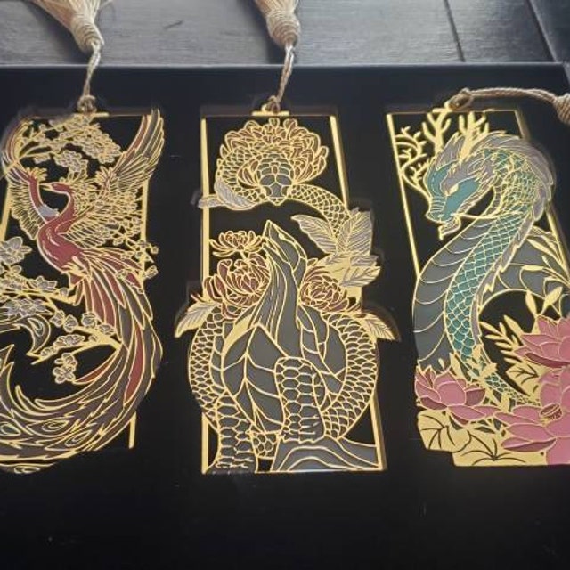 The Four Guardians Metal Bookmark Box Set | Book Lover Gift The Four Guardians Metal Bookmark Box Set | Book Lover Gift