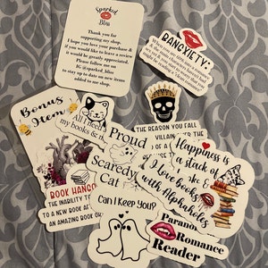 Book Related Sticker-Bangxiety, smut sticker, Kindle sticker ...
