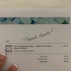 Pamela added a photo of their purchase