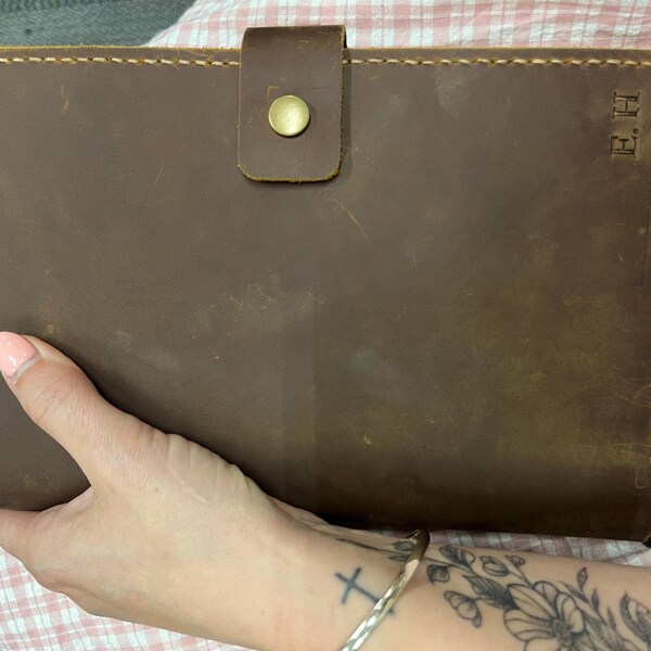 Personalized Leather Journal Cover for Moleskine XL, Large, Pocket Size ...