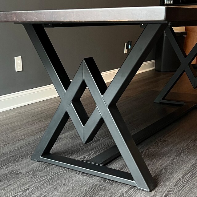 The Diamond Dining Table Base, Industrial Base, Sturdy Heavy Duty