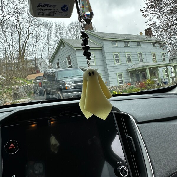 Adopt A Ghost Necklace & Earrings Set - Glow In The Dark Ghost In A Bottle, Halloween Jewelry, Cute Pendant - View #8