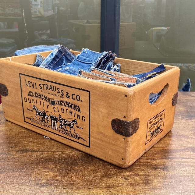 LEVI STRAUSS & CO. オリジナルリベット付きボックス LEVI STRAUSS