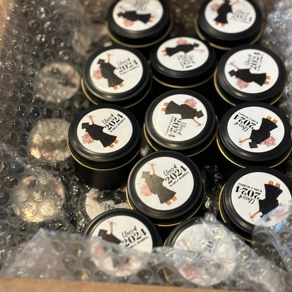 BULK Graduation Candle Favors - Graduation Party Favors - Affordable ...