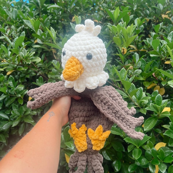 Swoop the Bald Eagle | Digital PDF Crochet Pattern | Amigurumi Crochet ...