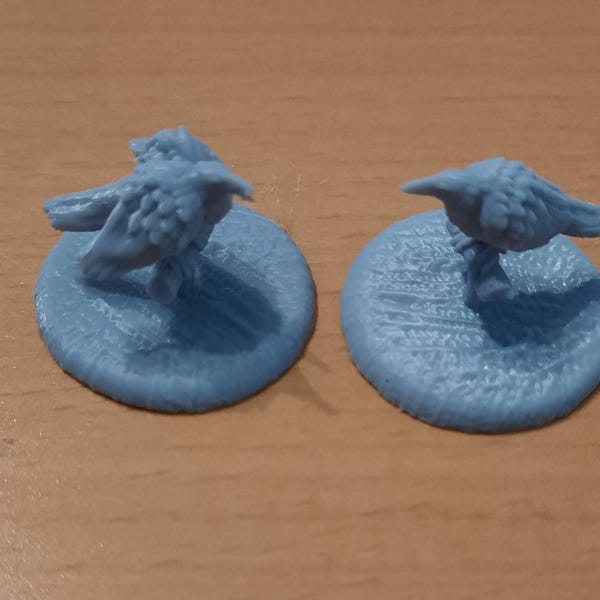 Fantasy Winged Rabbit Miniature | Flying Arcane Hyrnin Figure ...