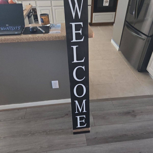 Front Porch Welcome Sign - 5 Foot Welcome Sign - Crazy Dogs Sign ...