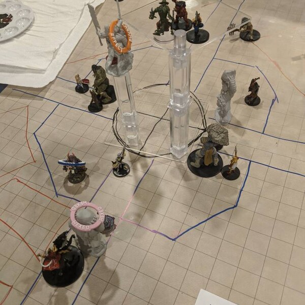 3D Combat Riser, Flight Stand - DELUXE SET (dungeons and Dragons ...
