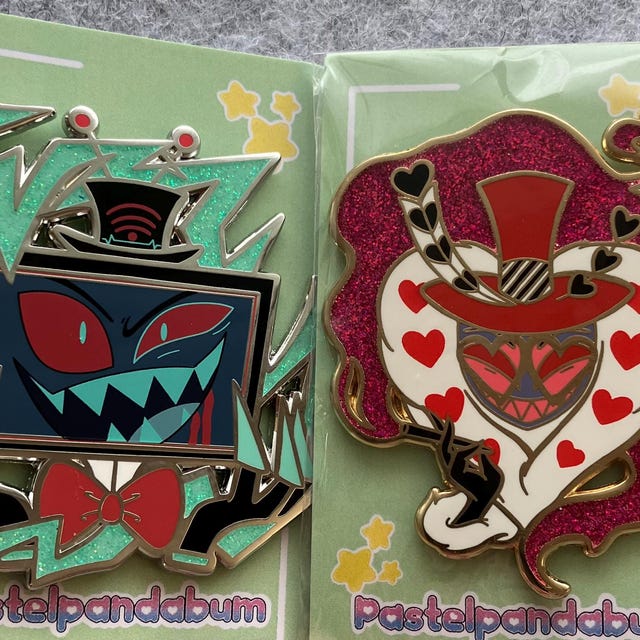 ハズビン ホテル - Vox & Valentino エナメル ピンバッジ - Etsy 日本