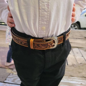 Western Express Kids Western Embossed Lacing Leather Belt XK105 – J.C.  Western® Wear