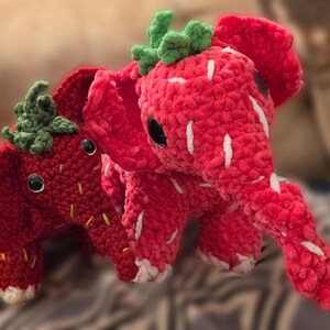H-10 Amigurumi Ne-gi ストロベリーぬいぐるみ ぬいぐるみ ストロベリーエレファント かぎ針編みパターン PDF