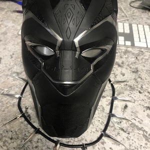Neck Piece of Black panther Life-size scale fully pattern | Etsy