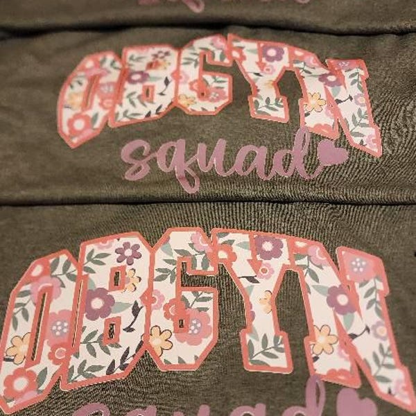 Flower OBGYN PNG | Trendy Ob/gyn Png Sublimation Design Ob Gyn Shirt ...