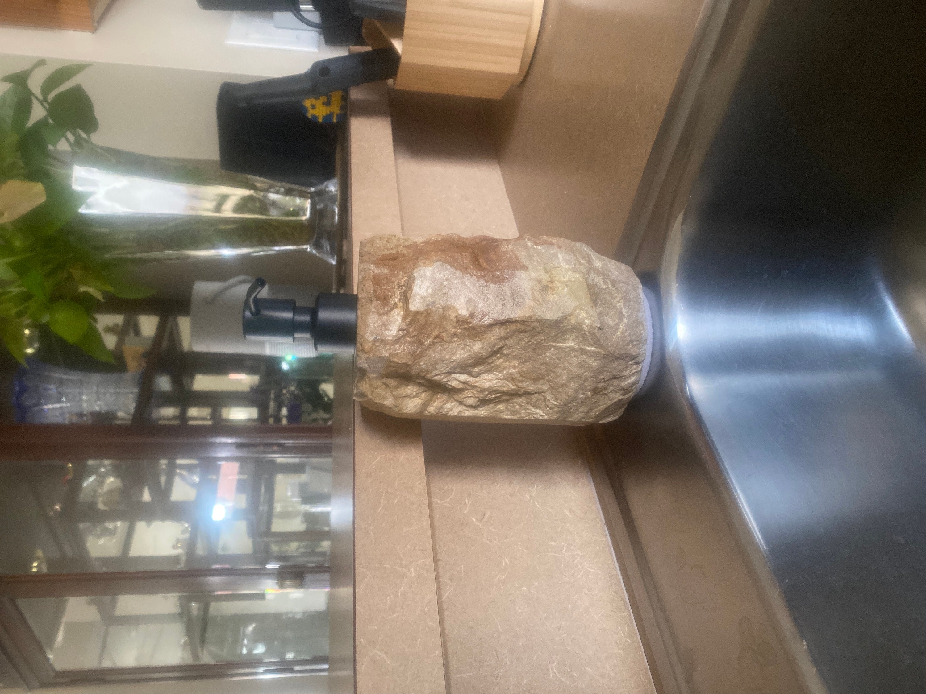 Petrified Wood Soap Or Lotion Pump Dispenser