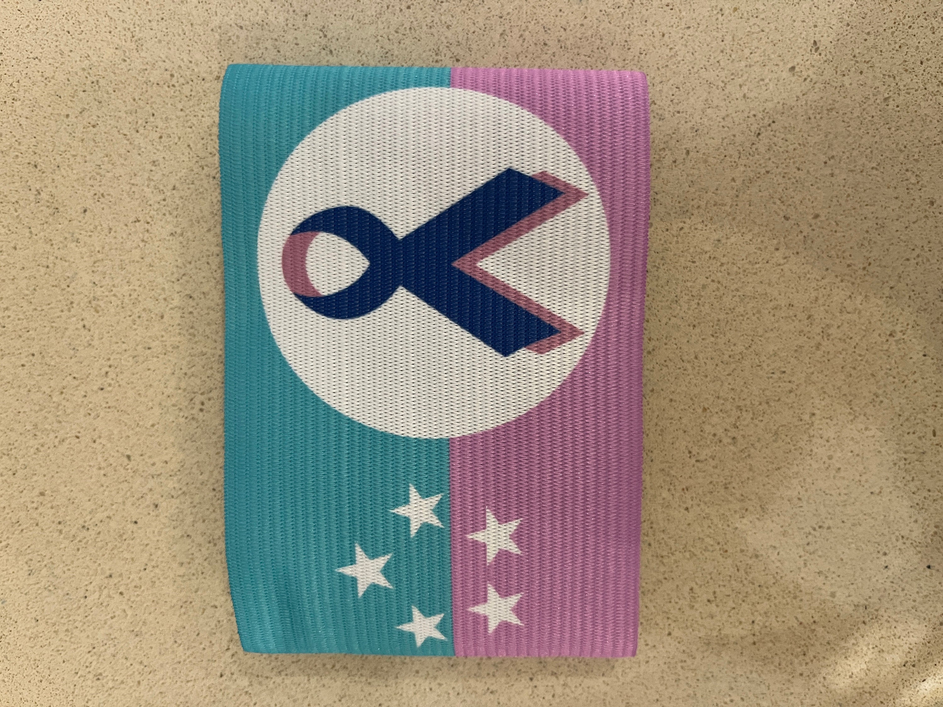 Personalised Captain&#39;s armband| Bespoke armband| Cycling armband| Charity Armband|