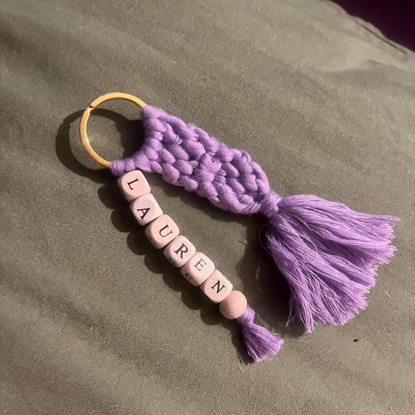 Personalized Chemistry Name Keychain, Periodic Table Element Name ...